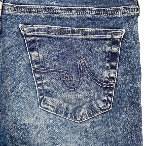 AG The Legging Ankle | Super Skinny Ankle Stonewash Jeans with Raw Hem 26 - Picture 9 of 16